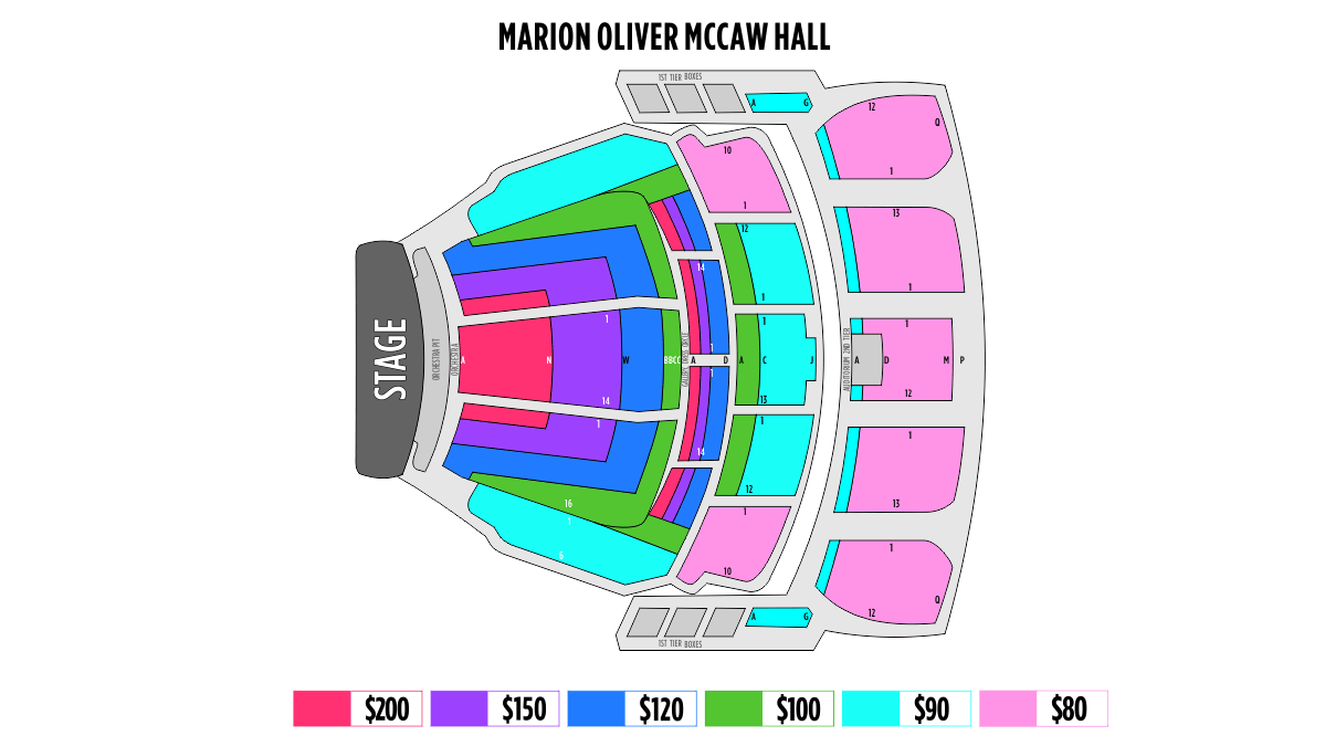 Mccaw Hall Seattle Seating Chart