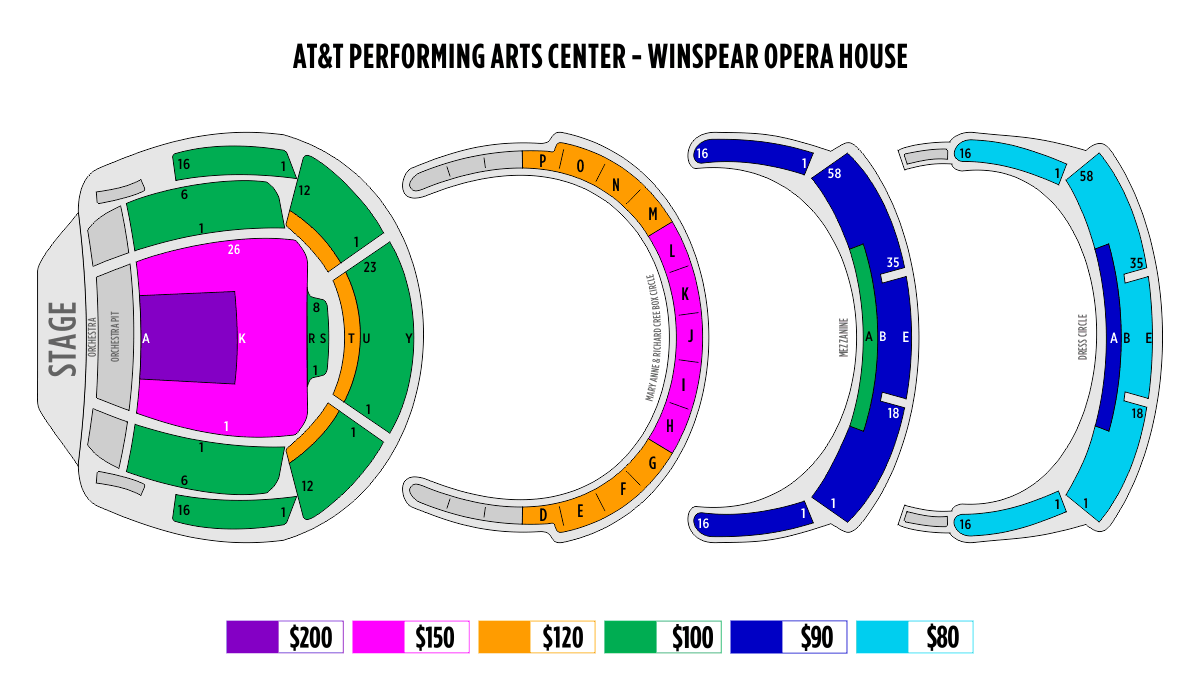 Winspear Opera House Seating Chart