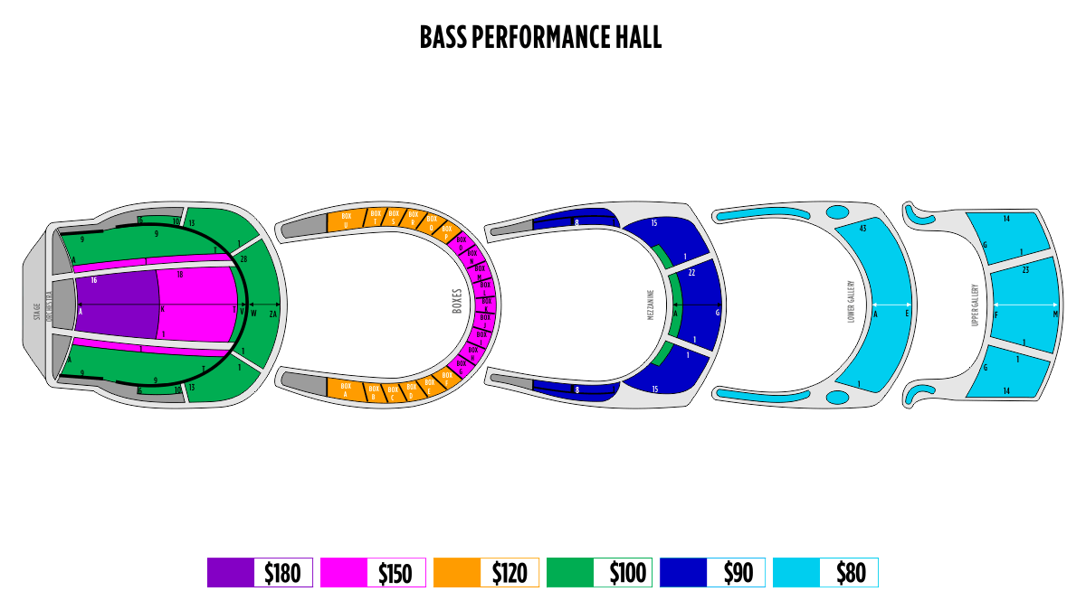 Bass Performance Hall Fort Worth Seating Chart
