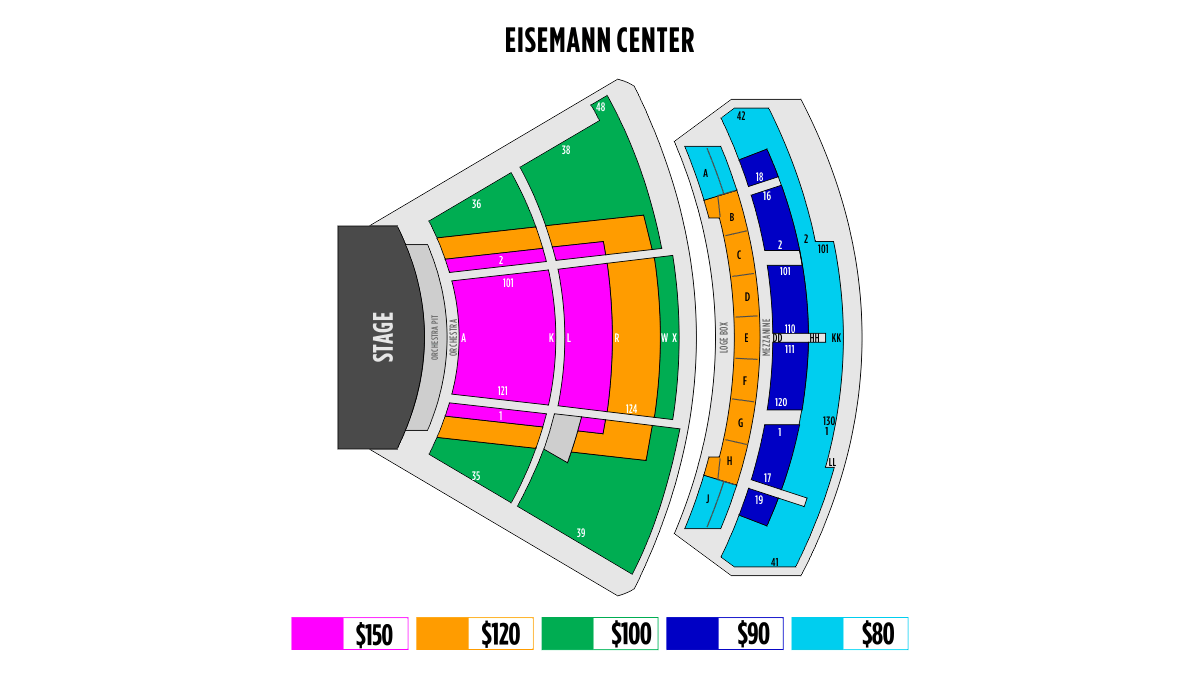 Eisemann Center Richardson Tx Seating Chart