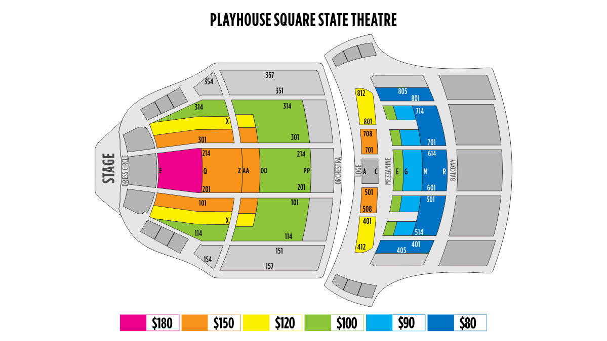 Playhouse Square Cleveland Seating Chart