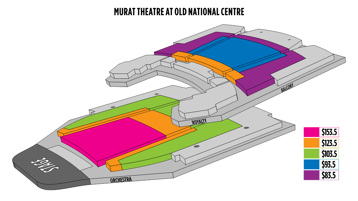 Murat Theatre 3d Seating Chart
