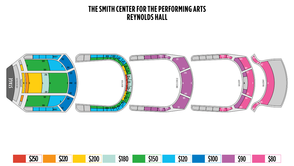 Smith Center Las Vegas Reynolds Hall Seating Chart
