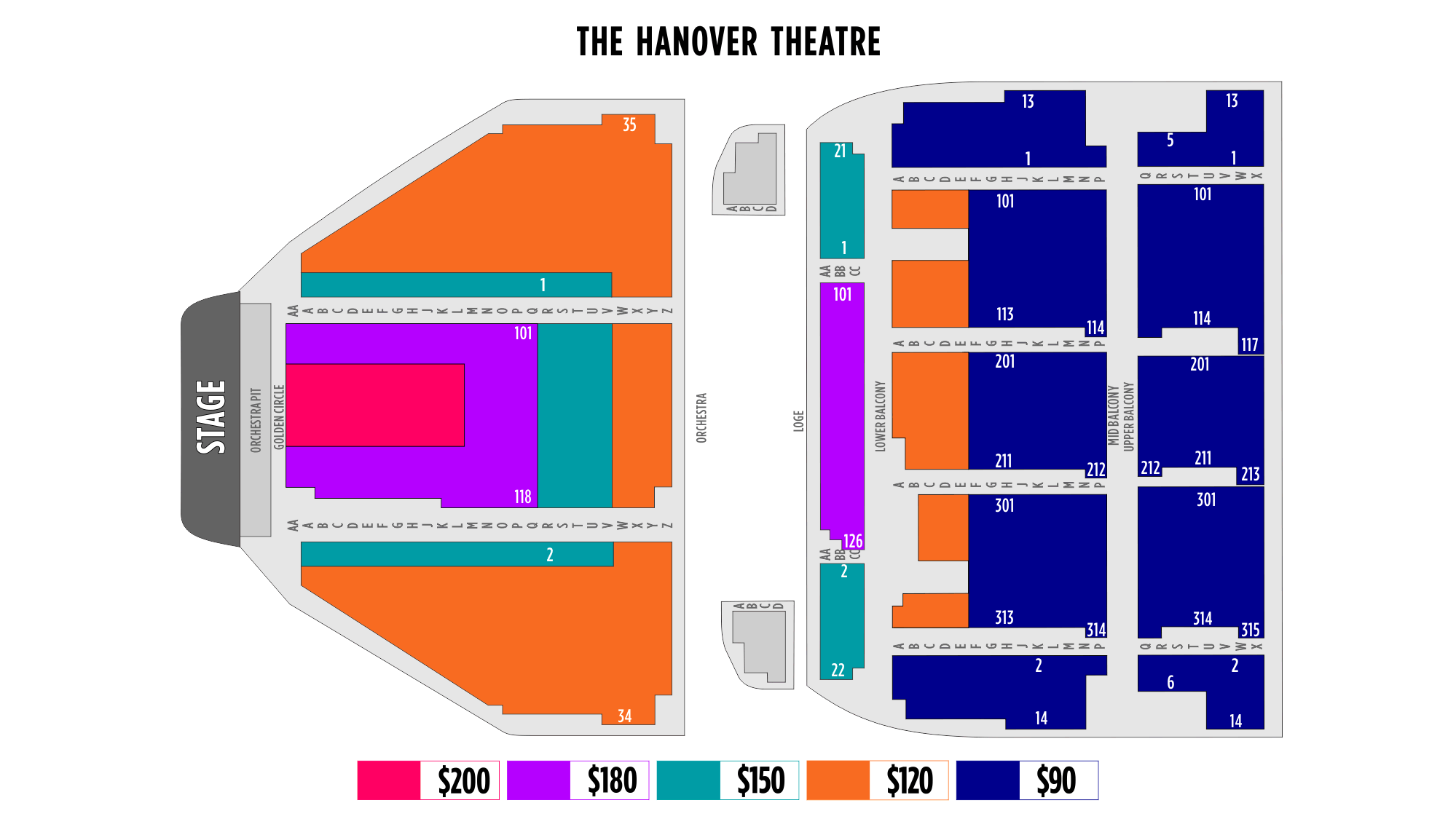 Riverside Theatre Seating Chart Perth